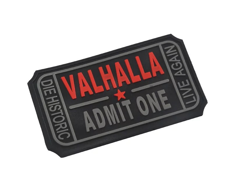 Valhalla Ticket Patch Black