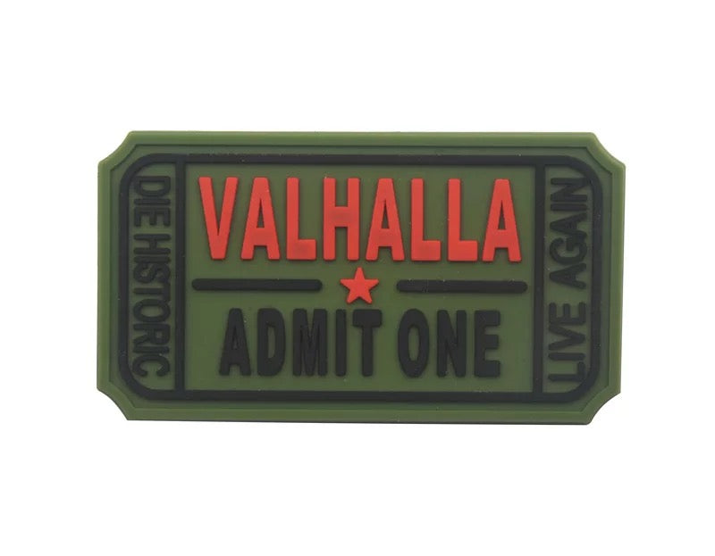 Valhalla Ticket Patch Green